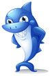 A big blue shark