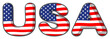 The USA letters