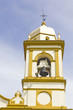 Spanish colonial-style bell tower
