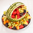 Foto: fruit salad in watermelon fruit salad in watermelon