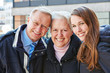 Photo: Happy seniors with grandchild Happy seniors with grandchild