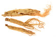 Foto: Dried Ginseng Roots Isolated On White Background Dried Ginseng Roots Isolated On White Background