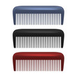 Vector Colorful Combs isolated on white background