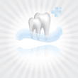 Vektor: Abstract vector dental illustration Abstract vector dental illustration