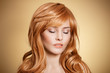 Photo : Beauty Portrait. Curly Hair Beauty Portrait. Curly Hair