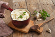 Photo: Mashed potatoes with baked garlic and fresh chopped parsley Mashed potatoes with baked garlic and fresh chopped parsley