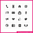 Communication icon set.