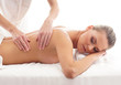 Young attractive woman getting spa treatment