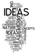 Word Cloud "Ideas"