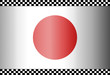 Grunge flag japan