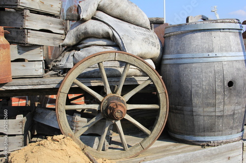 Photo: Planwagen (prairie schooner) Planwagen (prairie schooner)