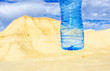 Bottle of water in Desert