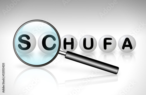 Illustration: Lupe - Schufa Lupe - Schufa
