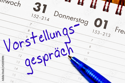Photo: Vorstellungsgespräch Kalender Vorstellungsgespräch Kalender