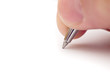 Ballpoint pen, macro shot