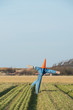 Photo: Scarecrow in agriculture field Scarecrow in agriculture field