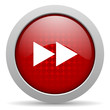 scroll red circle web glossy icon