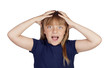 Surprised funny girl