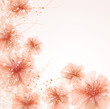 Vettoriale: vector background with flowers vector background with flowers