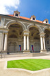 prague, baroque wallenstein garden at mala strana