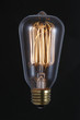 Light Bulb on black.