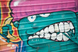 graffiti personnage en colère