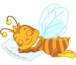 Vector: Sleeping bee Sleeping bee