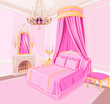 Vettoriale: Princess bedroom Princess bedroom