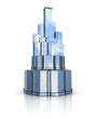Illustration: model of a skyscraper model of a skyscraper