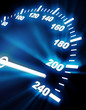 high rate on speedometer