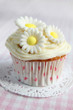 Cupcake with flowers