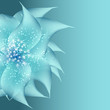 Romantic Flower vector Background