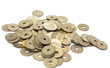 Old coins background