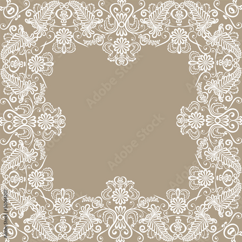 Vector: lace border lace border