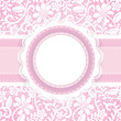 lace background and pearl necklace