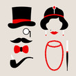 Man & Woman 20s Red/Beige