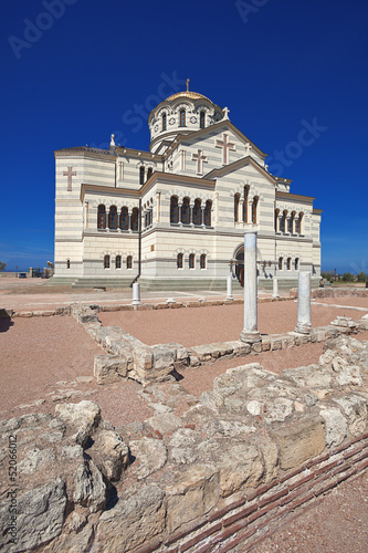 Photo: Vladimir cathedral in Chersonese. Sevastopol. Crimea. Vladimir cathedral in Chersonese. Sevastopol. Crimea.