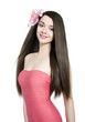 Young beautiful woman with healty hair