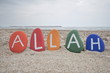 Foto: Allah the profet on colourful stones Allah the profet on colourful stones