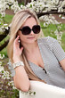 Portrait of beautiful girl outdoor