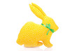 Yellow fabric rabbit