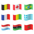 Collection of flags.