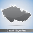 shiny icon in form of Czech Republic