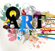 Abstract art vector conceptual background
