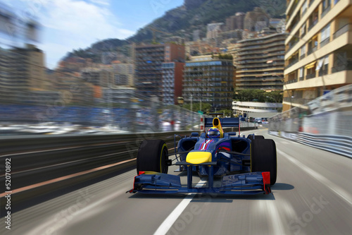Illustration: racing monaco racing monaco