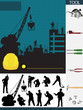Vector: Vector Construction info-graphics containing icons of tools Vector Construction info-graphics containing icons of tools