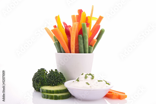 Photo: vegetable stick and dip vegetable stick and dip