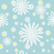 Vector: Daisy seamless pattern Daisy seamless pattern