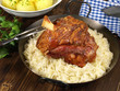 Foto: Schweinehaxe auf Sauerkraut Schweinehaxe auf Sauerkraut