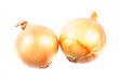 onions isolated on white background